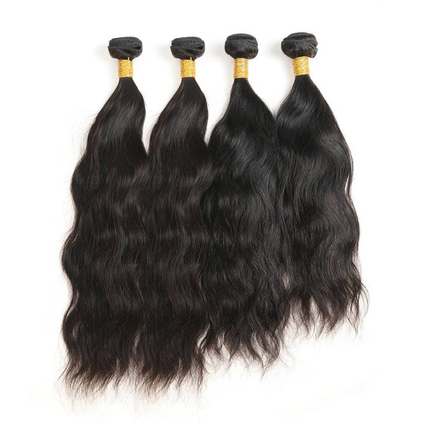 Mongolian Natural Wave Virgin Hair Bundles 4 pieces Mogolian Natural Wave Hair Weft Human Hair Extensions 