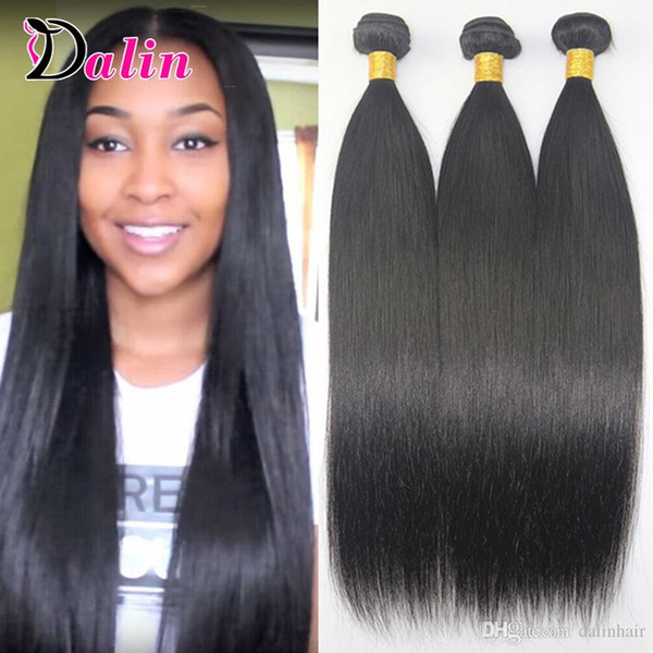 Remy Brazilian Virgin Hair Straight 3 Bundles 7A Unprocessed Brazilian Straight Virgin Hair Weaves Peruvian Straight Human Hair Extensions