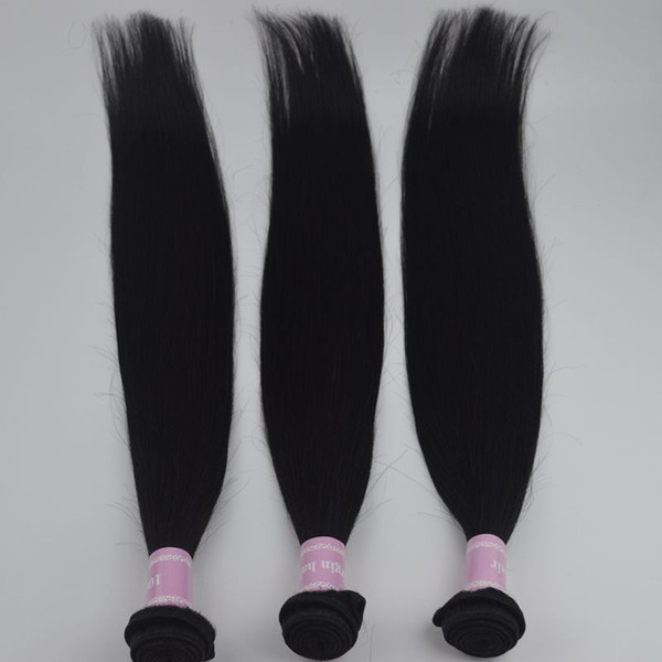 milier Premium grade wholesale virgin human hair extension straight remy hair weaving indian hair