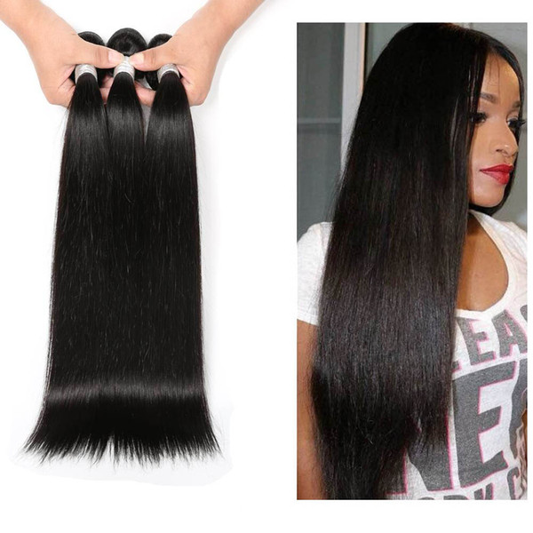 Wholesale human hair weave dyeable brazilian virgin wholesale brazilian hair from china mamufacture weaving hair straight