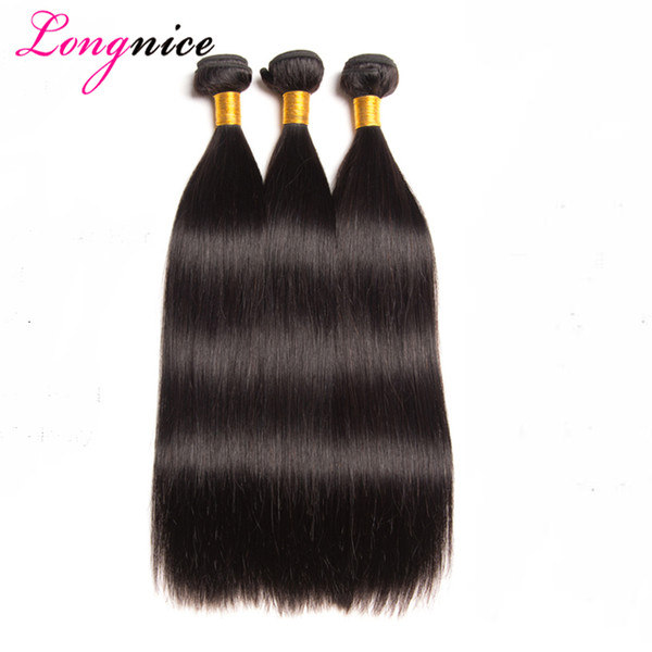 8A Mink Brazilian Straight Hair Weave 100% Unprocessed Brazilian Virgin Hair Straight Peruvian Malaysian Indian Human Hair Extensions