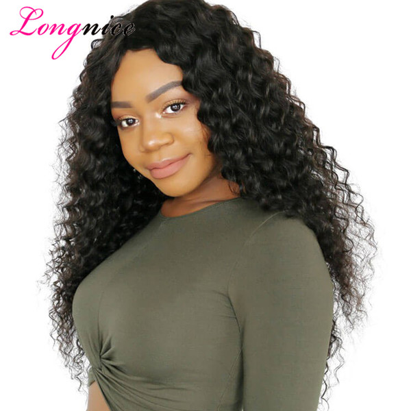 Brazilian Deep Wave Curly Hair Weft 8A Unprocessed Brazilian Deep Wave Hair Bundle 3Pcs Brazilian Virgin Human Hair Weaves Natural Black