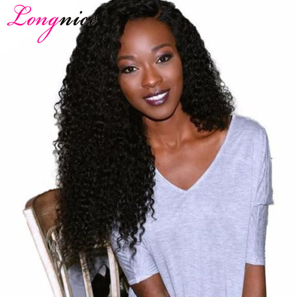 Unprocessed 8A Brazilian Curly Virgin Hair 3 Bundles Deep Curly Wave Bundles Peruvian Curly Human Hair Weave Bundles Natural Color