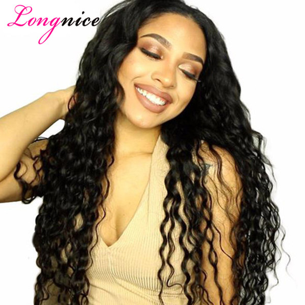 Unprocessed Remy Human hair extension Water Wave Natural Color Wet and Wavy Brazilian Virgin Human hair Weave Bundles 8A Grade