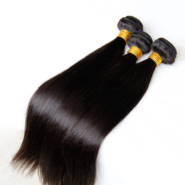 Brazilian Peruvian Malaysian Indian Cambodian Straight Virgin Hair Weaves Bundles 3/4 Pcs Unprocessed Remy Human Hair Extensions Double Weft