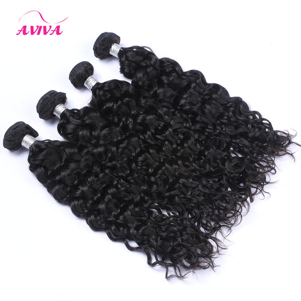 Brazilian Straight Body wave loose wave curly deep wet water wave Human Hair Extensions 1pcs Bundles 100% Unprocessed Virgin Hair Weaves