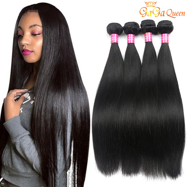 Malaysian Virgin Hair Straight Unprocessed Human Hair Extensions 3 Bundles Brazilian malaysian Straight Hair Weave Bundles No Shedding