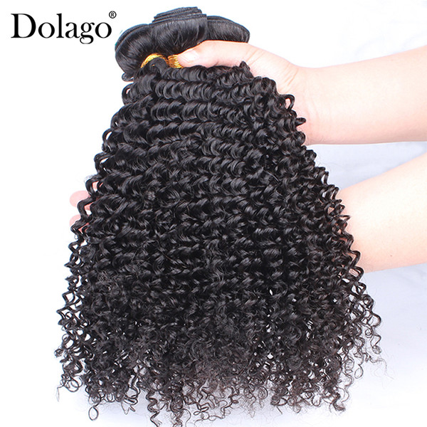 Brazilian Virgin Hair Bundles Deal Peruvian Mongolian Kinky Curly Brazilian Curly Human Hair Extensions Dolago Weave Extensions