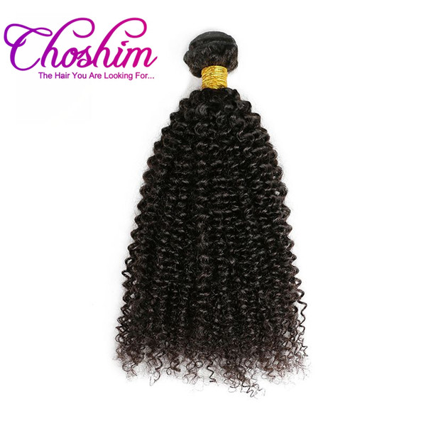 Choshim Slove Hair Brazilian Kinky Curly Human Hair Weave Bundles 100% Remy Hair Extensions For Black Women No Shedding 10-30 Inches