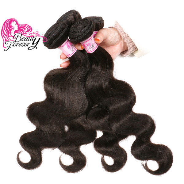 Beauty Forever Body Wave Brazilian Virgin Hair 100% Human Hair Natual Color 8-30inch 8A Hair Extension 4 Bundles Free Ship Wholesale Bulk