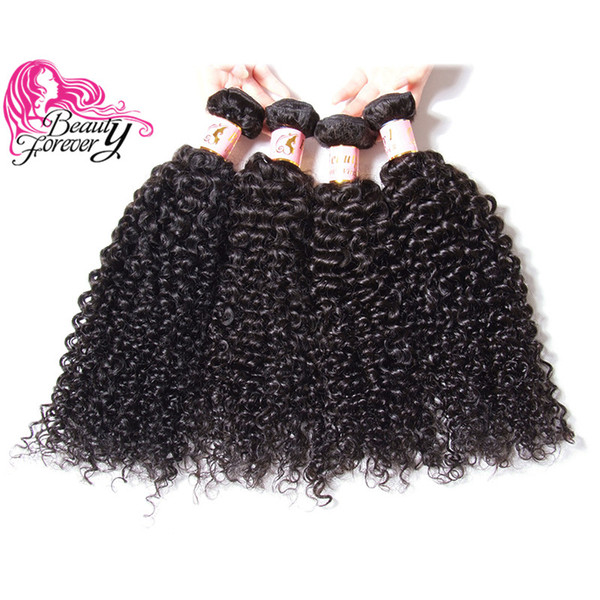 Beauty Forever Virgin Hair 4 Bundles 8-26 inch Malaysian Human Hair Curly Wave Natural Color Malaysian Hair Extensions Dyeable On Sale