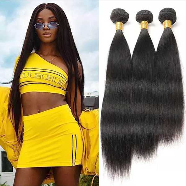 Fairgreat Peruvian Human Hair 3 Bundles 100% Remy Straight Hair Weave Peruvian Straight Hair Nature Color 