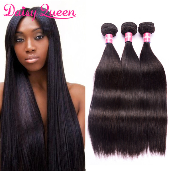 8A Mink Brazilian Virgin Hair Straight Human Hair Weave Bundles Wholesale Peruvian/Malaysian/Indian Straight Virgin Hair Cheap Natural Color