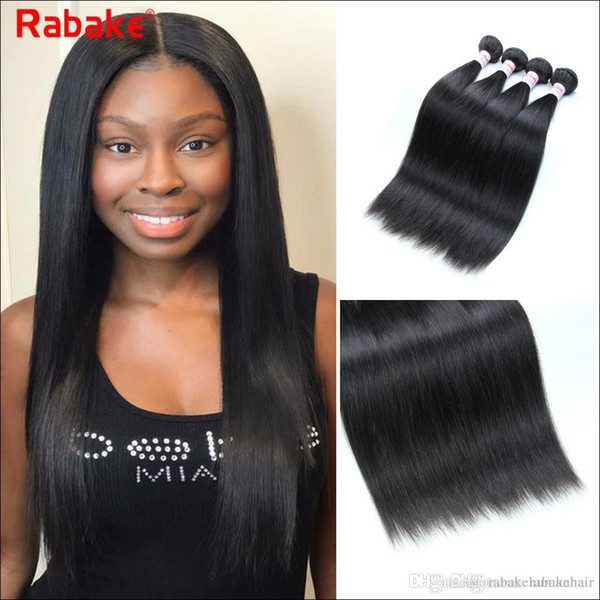 Brazilian Remy Human Hair Bundles Straight Double Weft Weave Human Hair Extensions Cuticle Aligned Wet and Wavy Natural Black Wholesale Deal