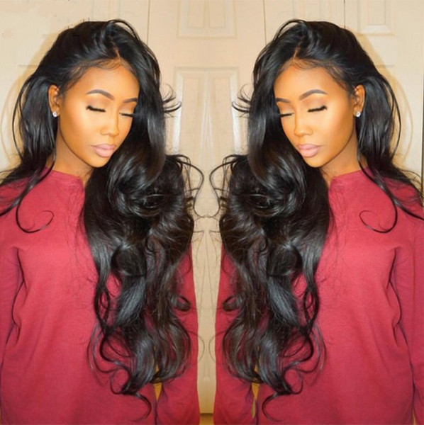 Brazilian Body Wave Hair Wig Pre Plucked Lace Front Human Hair Wigs For Black Women Non Remy Lace Wigs With Baby Hair FDSHINE