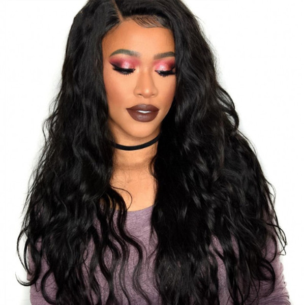 Brazilian Full Lace Human Hair Wigs Body Wave Glueless Lace Front Wigs For Black Women 130% Density FDSHINE