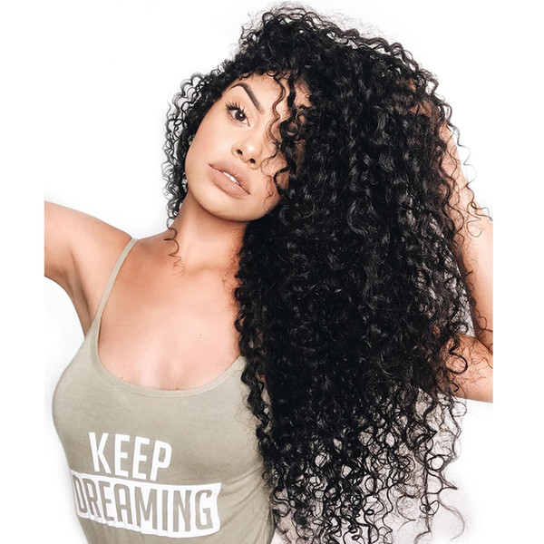 360 Lace Frontal Wig Pre Plucked With Baby Hair Deep Wave Curly Brazilian Lace Front Human Hair Wigs