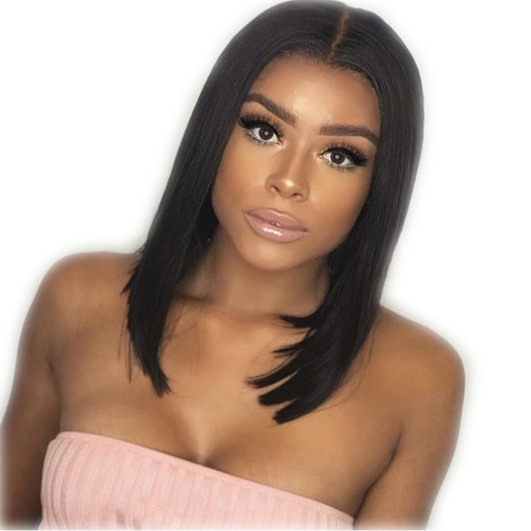 Bob Straight Hair wigs Brazilian Full Lace Wigs 13X6 Deep Part Lace Front Human Hair Wigs for Black Women