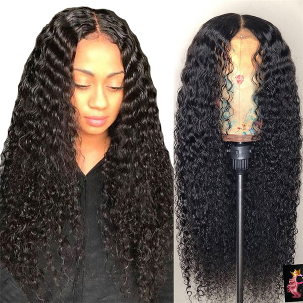 Brazilian Curly Lace Front Human Hair Wigs For Black Women Pre Plucked With Baby Hair Wigs 8-24 inch Remy Hair Wig