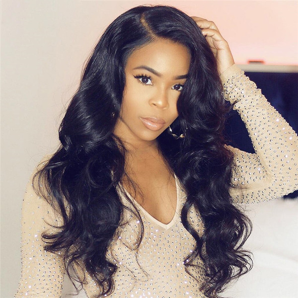 Body Wave Full Lace Human Hair Wigs With Baby Hair Pre Plucked Brazilian Full Lace Wigs For Black Women Remy Lace Front Wigs