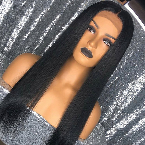 Brazilian Remy Full Lace Human Hair Wigs With Baby Hair Pre Plucked Deep Part Lace Front Human Hair Wigs