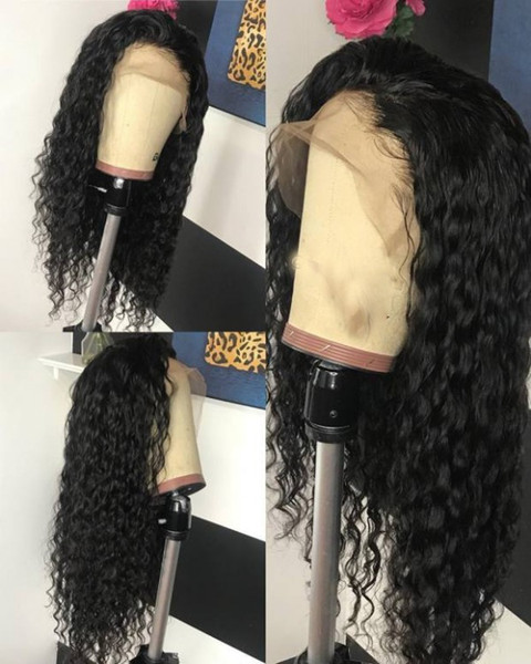 Full Lace Wigs Brazilian Human Hair Wigs Natural Colored Human Hair Curly Wigs For Black Women