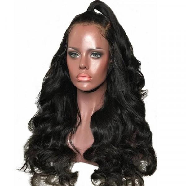 Front Lace Wig Brazilian Human Hair Wigs Ombre Color Loose Wave Human Hair Pre Plucked Hairline