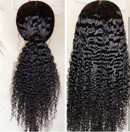 Brazilian Curly Lace Front Human Hair Wigs For Black Women Pre Plucked With Baby Hair Wig Remy Hair Wig