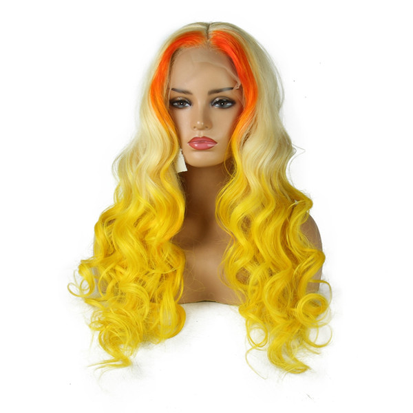 Color Lace Front Wig Preplucked Brazilian Wig Remy Hair Wave Full Lace Wig Glueless Lace Front Human Hair Wigs for Black Women