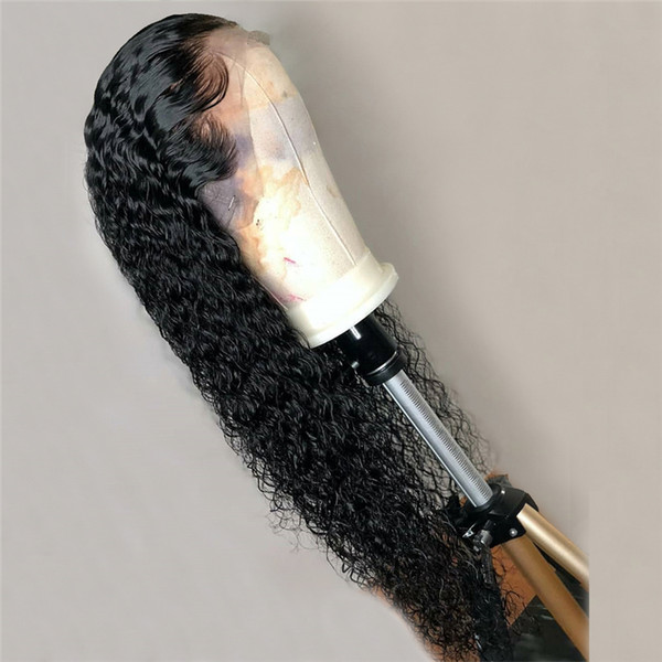 13*6 Deep Part Lace Front Human Hair Wigs for Black Women Preplucked Brazilian Water Wave Remy Wig