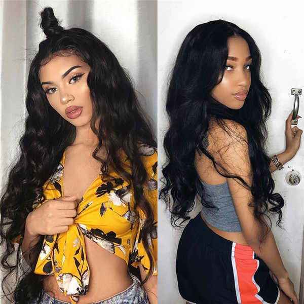 Lace Front Human Hair Wigs 13x6 Pre Plucked Lace Front Wig With Baby Hair Remy Hair Brazilian Body Wave Full Lace Wig