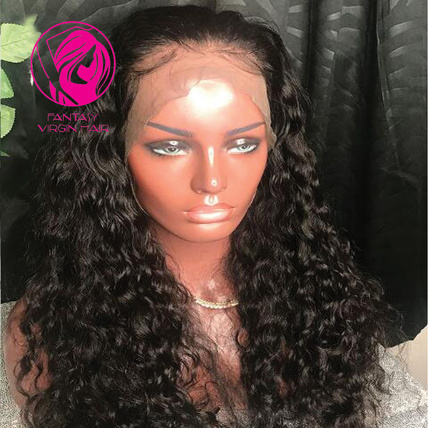 Fantasy 150% Thick Glueless Full Lace Wigs For Women Deep Wave Remy Malaysian Soft Full Lace Human Hair Wigs Pre-Plucked Baby Hair