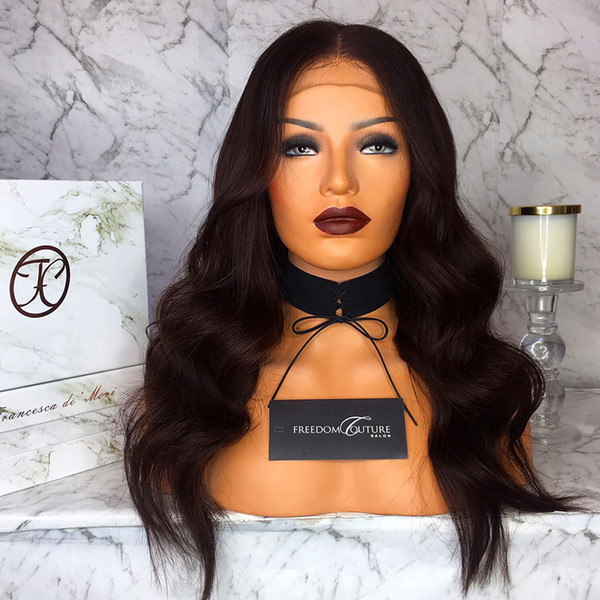 Full Lace Human Hair Wig Wavy Natural Wave Brazilian Virgin Hair 360 Lace Wig Pre-plucked Hairline 150% Density Lace Front Wig Glueless