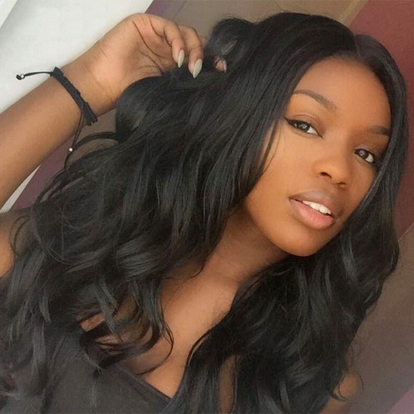 Lace Front Human Hair Wig Wavy Loose Wave 360 Lace Wig Malaysian Virgin Hair Pre-plucked Hairline Full Lace Wig 150% Density Bleached Knots