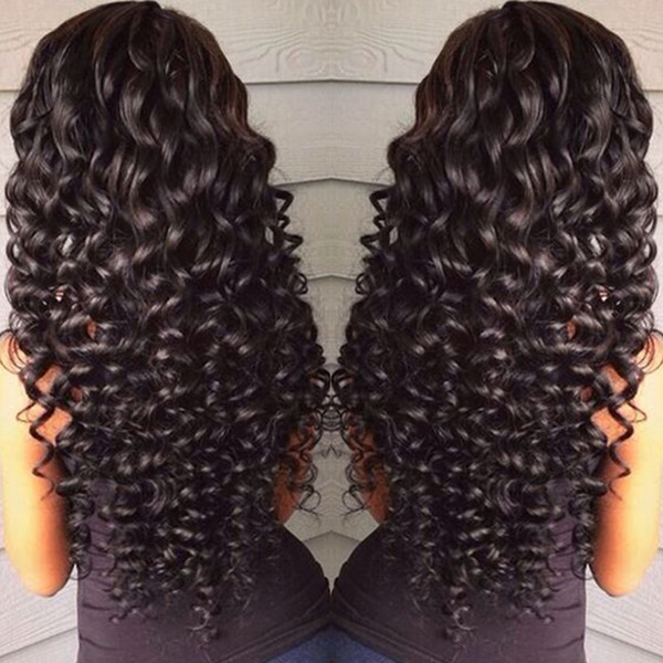 360 Full Lace Front Human Hair Wigs For Black Women Pre Plucked 150% Density Body Deep Wave Loose Kinky Curly Brazilian HCDIVA Wig