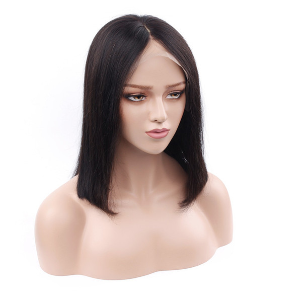 Glueless Bob Wig Brazilian Straight Short Lace Front Human Hair Wigs For Black Women Pre Plucked With Baby Hair Remy Hair