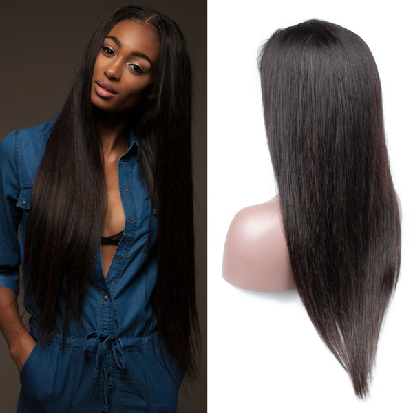 Brazilian Human Hair Wigs 150% Straight Lace Front Human Hair Wigs For Women Non-Remy Pre Plucked With Baby Hair Lace Wigs