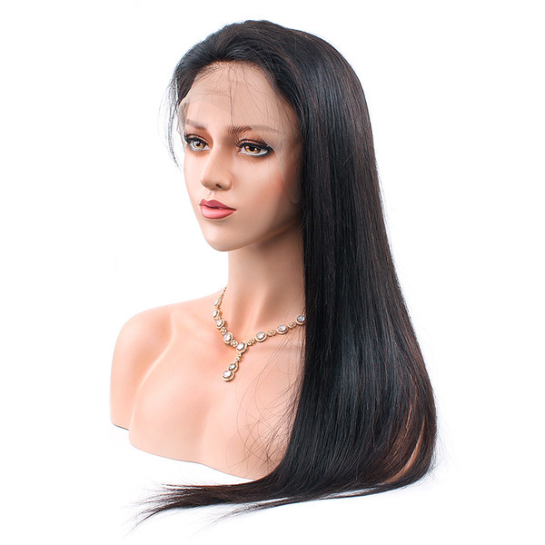 Brazilian Human Hair Lace Front Wig Natural Color 130% Density Human Hair Wigs 13*3 Straight Lace Front Wigs For Black Women