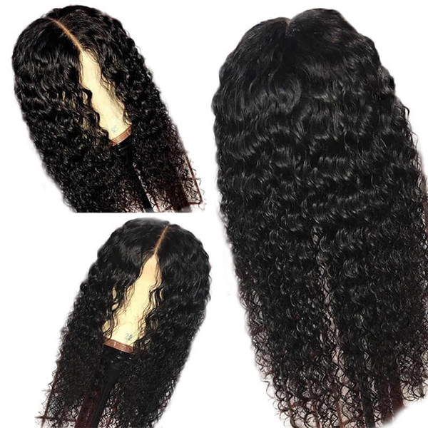 360 Lace Frontal Wig Brazilian Virgin Hair Curly For Black Women Free Part Glueless Curly 360 Full Lace Human Hair Wigs Pre Plucked