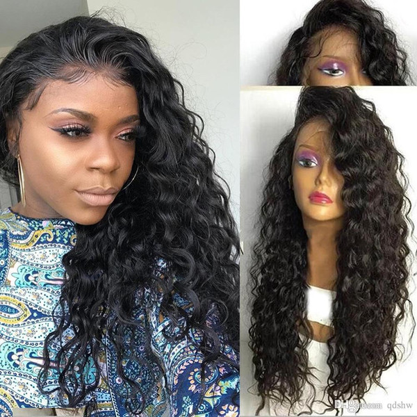 360 Lace Frontal Wig Curly Glueless Unprocessed Plucked Virgin Brazilian Full Lace Wigs 360 Human Hair Pre Plucked With Baby Hairs