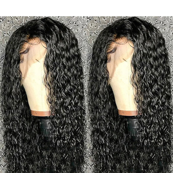 360 Lace Frontal Wig Pre Plucked For Black Women Glueless Virgin Brazilian Hair Curly 13X6 Lace Front Wigs Pre Plucked With Baby Hair