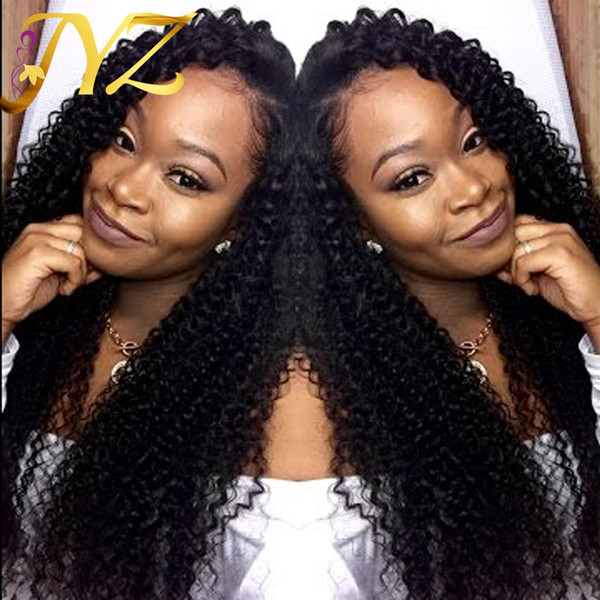 Cheap Brazilian Full Lace Wig Swiss Lace 100% Hand Tied Deep Curly Human Hair Wigs Lace Front Wigs With Baby Hair