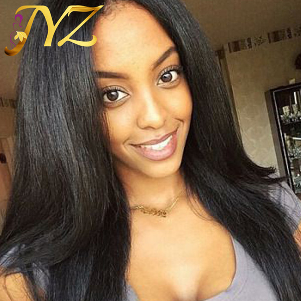 Cheap Lace Front Wigs With Baby Hair Full Lace Wig Brazilian Hair Straight Pre Plucked Human Hair Wigs for black women