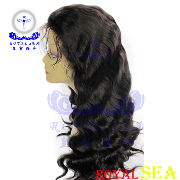 Natural hairline brazilian glueless full lace wigs human hair Full lace wigs wavy natural color with baby hair