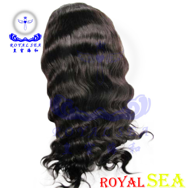 Big Water Wave Machine Made Human Hair Wig Peruvian Machine Made Wigs Bleached Knots Free Part Human Wave Hair Human Hair Wigs