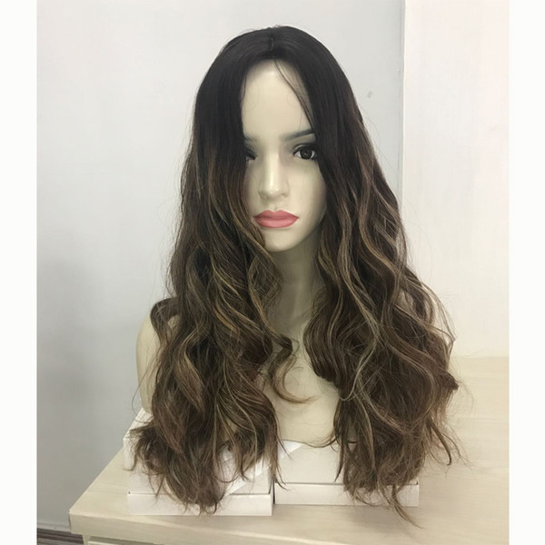 Finest European virgin hair slight wave jewish wig , silk top kosher wig Best Sheitels free shipping