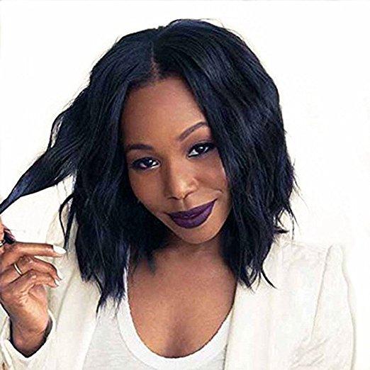 Brazilian Virgin Human Hair Lace Front Wigs Glueless Short Bob Wavy Haircut Full Lace Wig With Baby Hair For Black Women From Yifei