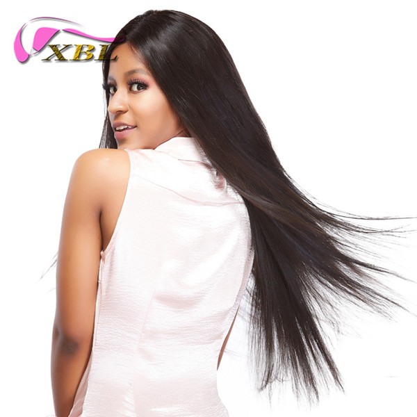 xblhair body wave&straight human hair wig virgin brazilian human hair front lace wig within baby hair