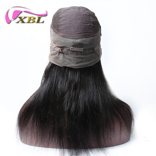 xblhair 360 full lace wig virgin brazilian human hair straight human hair wig 360 lace wig