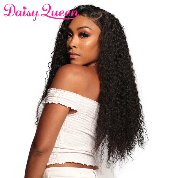 Curly Wig Brazilian Lace Front Human Hair Wigs With Baby Hair Lace Front Wig Remy Hair Pre Plucked Bleached Knots